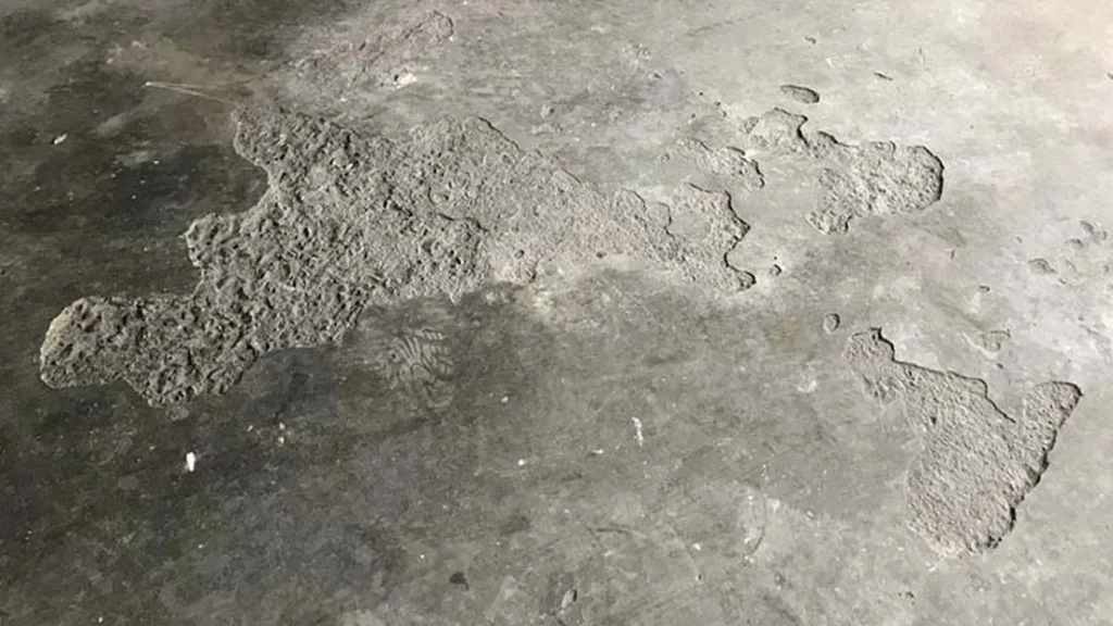 ремонт отслоения бетонного пола